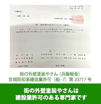 建設業許可証