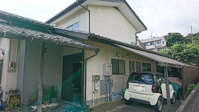 仙台市太白区で外壁塗装の現地調査